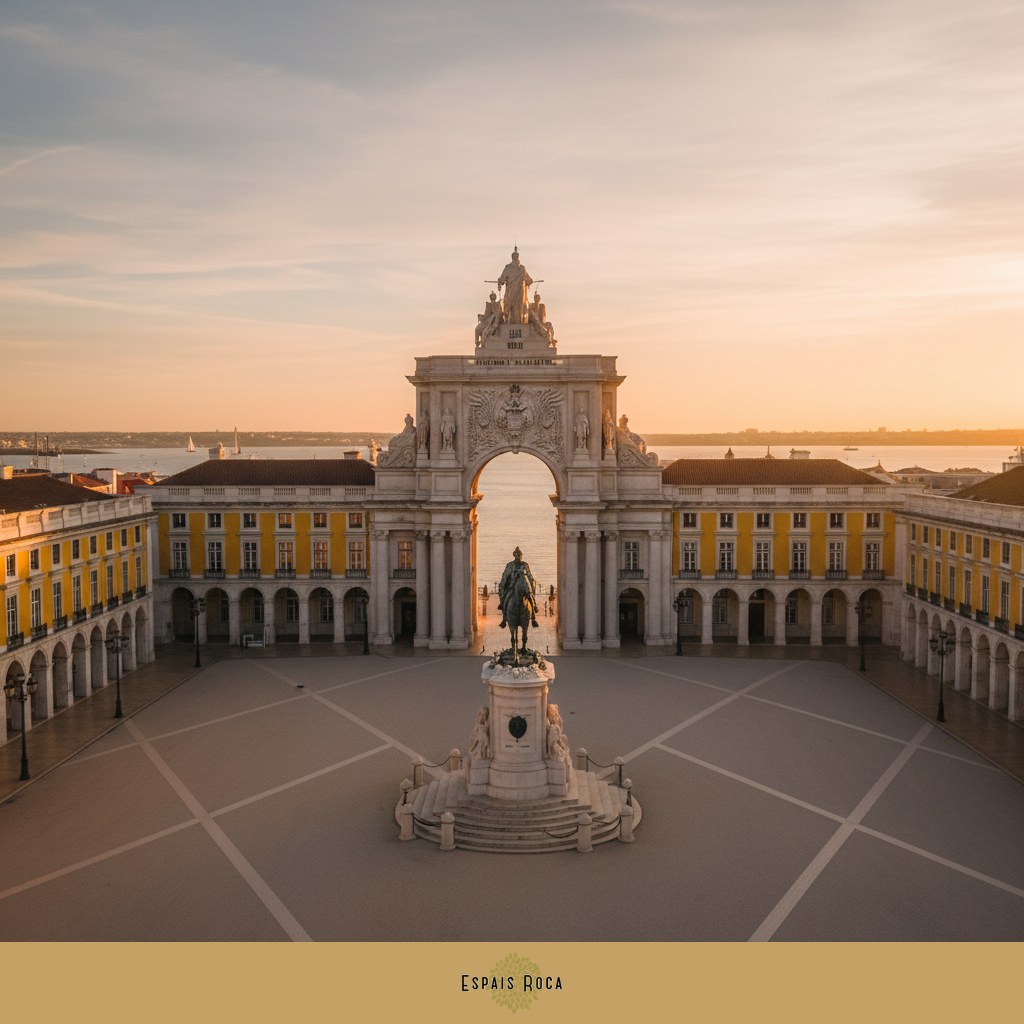 Praça do Comércio at sunset