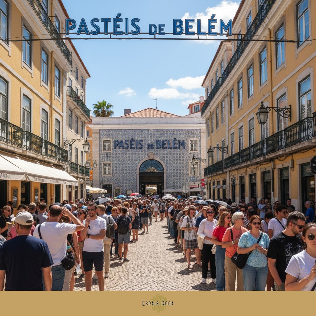 Queue outside Pastéis de Belém
