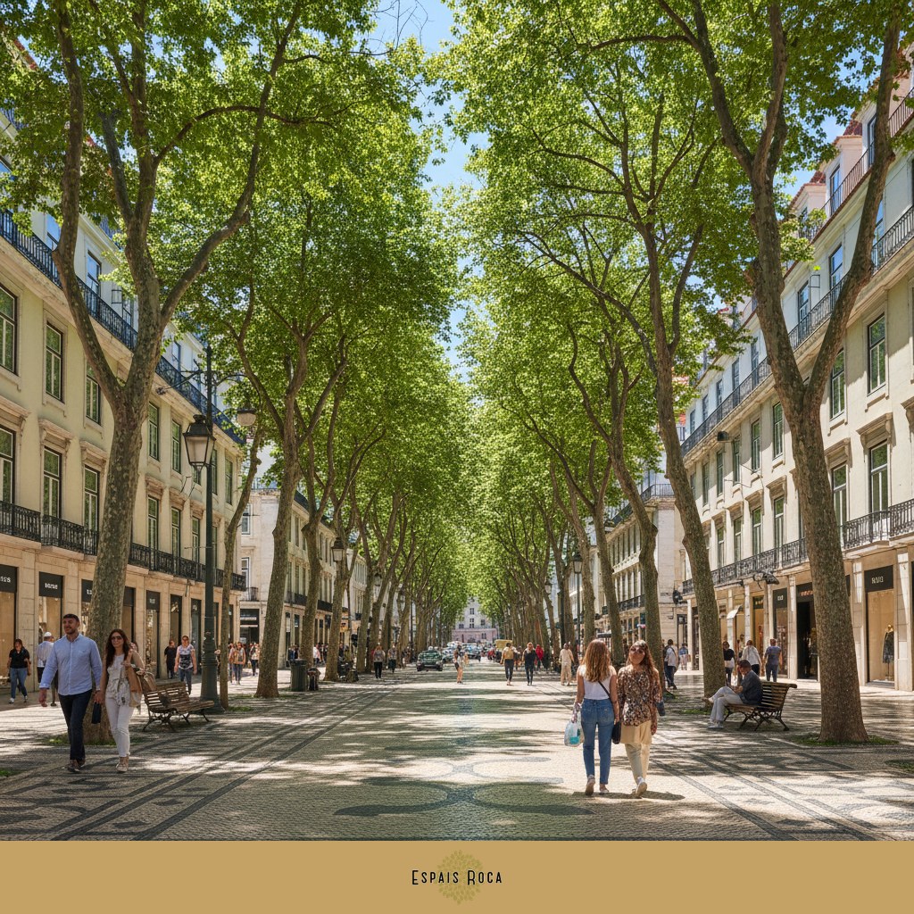Avenida da Liberdade with plane trees