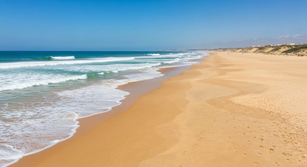 Costa Caparica Sandy Beach