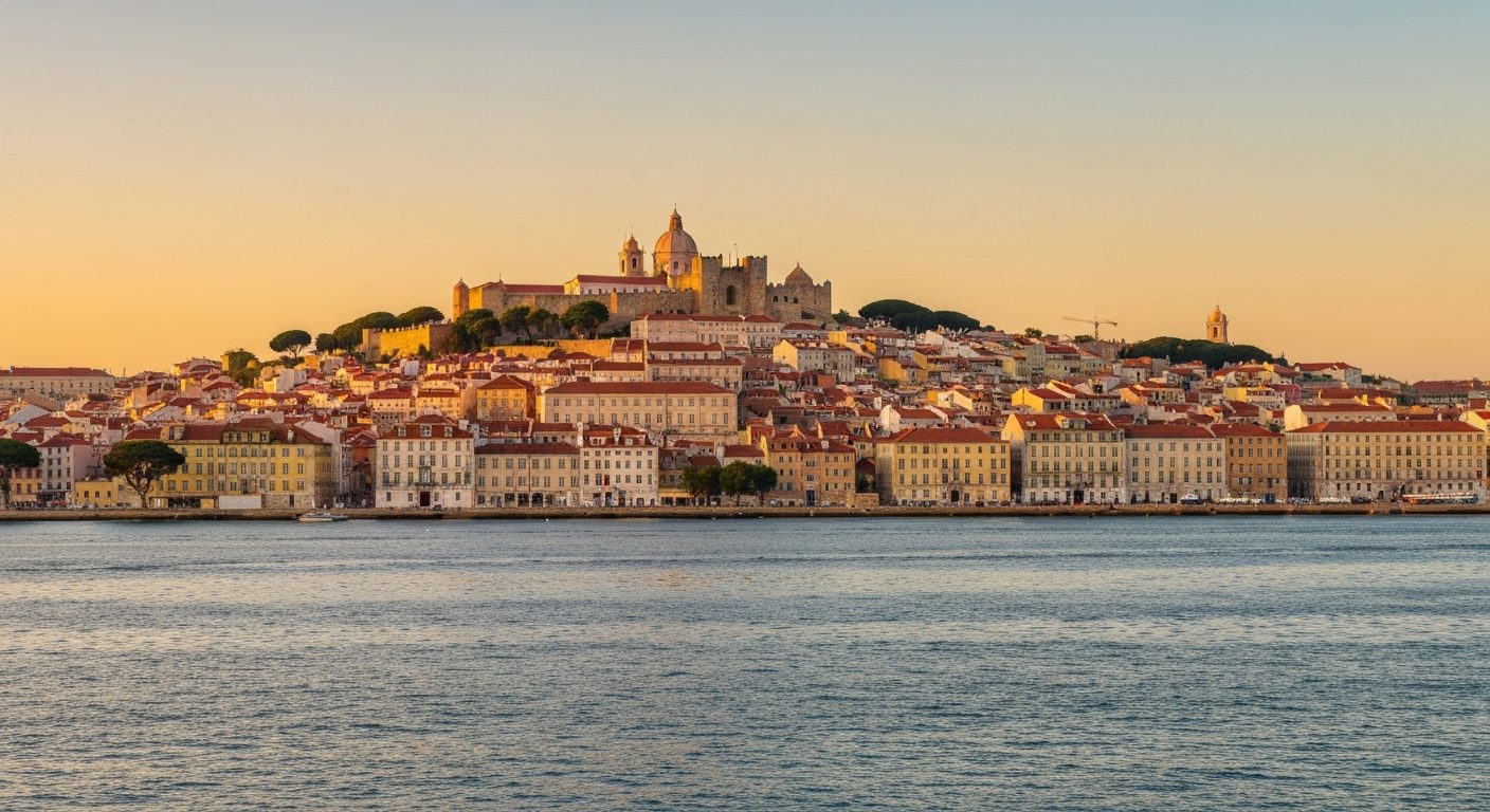 Lisbon Rooftops Castle View