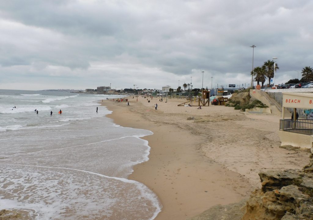 Carcavelos beach near Lisbon